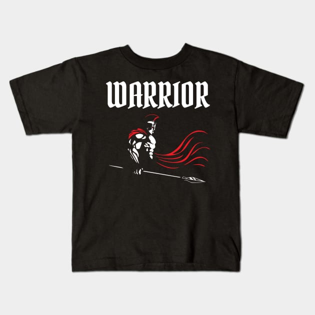 Warrior Kids T-Shirt by Rusty-Gate98